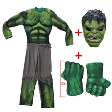 Cosplay Costumes muscle Clothes Hulk smash hand plush man gloves running toys childrens party Halloween gifts