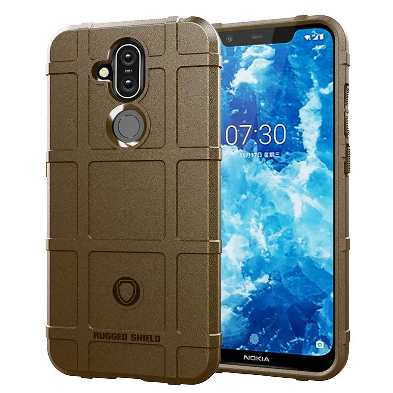Мягкие черные чехлы из ТПУ для Nokia 7 1 8 3 Plus Armor Case Coque 9 PureView X7 X3 TA-1085 TA-1095 TA-1096 |