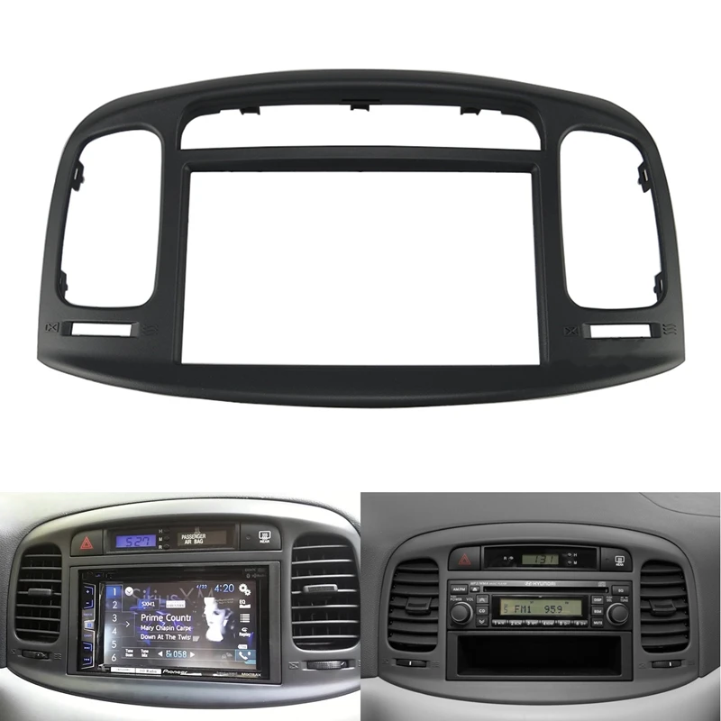 

Для HYUNDAI Accent 09-12 2Din автомобильный радиоприемник DVD стерео рамка пластина адаптер монтаж приборной панели комплект ободка