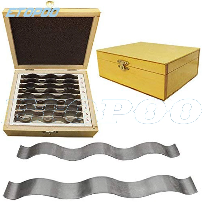 Метрические/имперские волнистые параллели из нержавеющей стали Железный станок