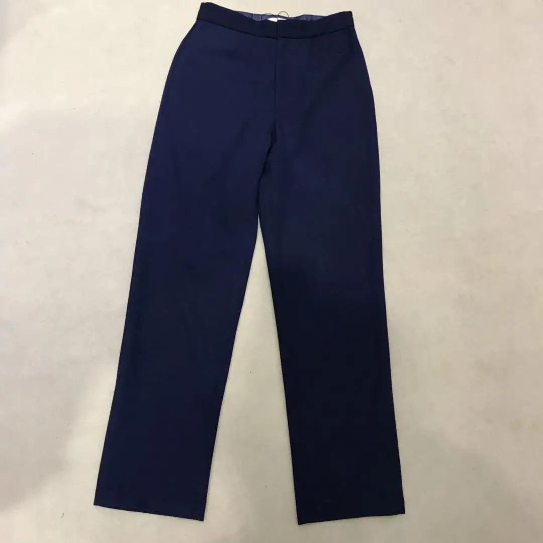Pants Blue Женский костюм свободный шерстяной Блейзер Женский синий/черный - Цвет: Pants Blue