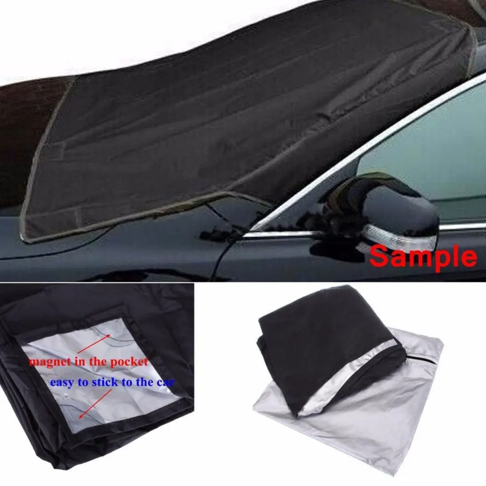 Winter Snow Blocker Magnetic Windshield Cover Car Rain/Frost/Snow Shield Anti-Freeze Half Front Glass Block | Автомобили и