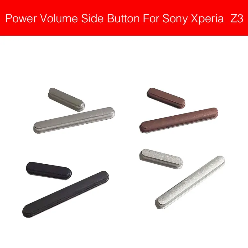 1 компл. Боковая кнопка клавиатуры громкости для Sony Xperia Z3 ВКЛ./ВЫКЛ. Выключатель