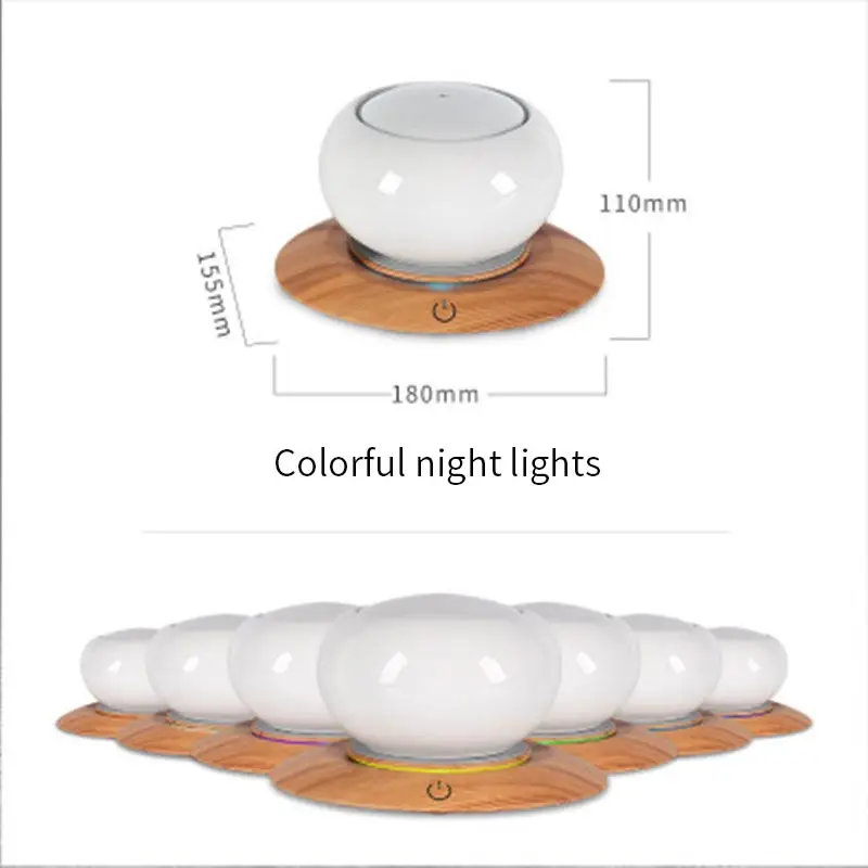

2021 New portable home smart bluetooth speaker aroma diffuser humidifier mobile phone APP control split ceramic aroma diffuser