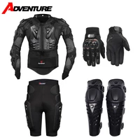 herobiker motorcycle jacket body armor anti fall protective suit motocross racing jacket moto protection body armor 4 piece