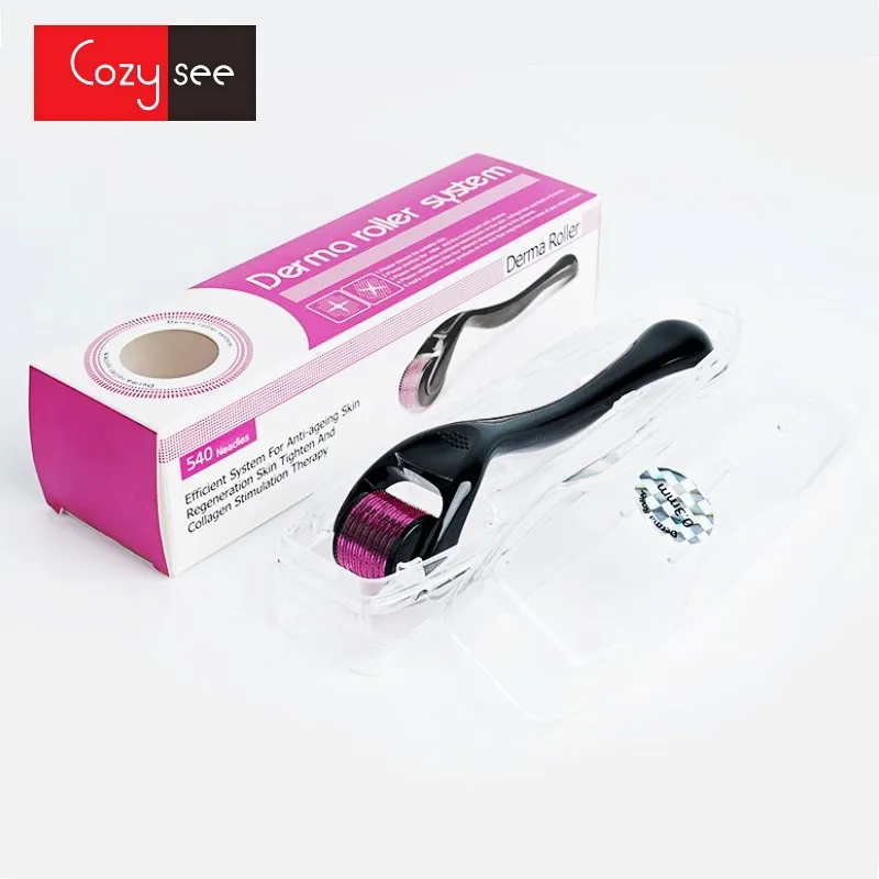 Ролик микроигольчатый для ухода за кожей лица 540 игл| |