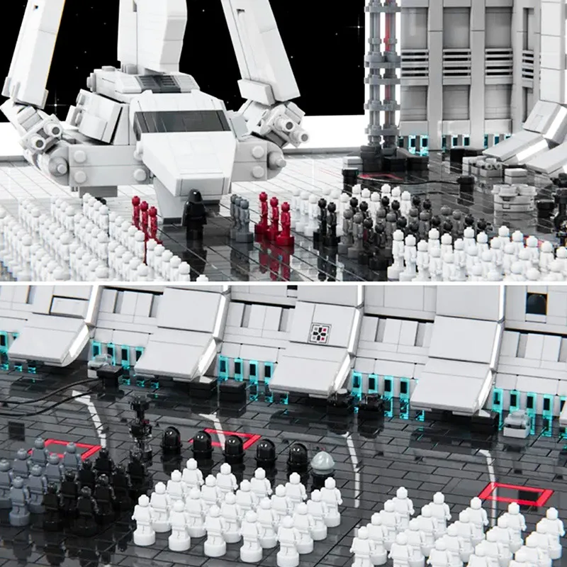 

Star Space Plan Wars Series Building Blocks Death Planet II Hangar Bay DIY Shuttle Parking Apron Model Kids Bricks Toy Xmas Gift