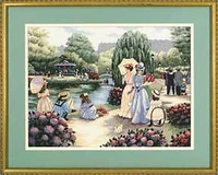 free delivery top quality lovely counted cross stitch kit a stroll in the park spring dim 35021