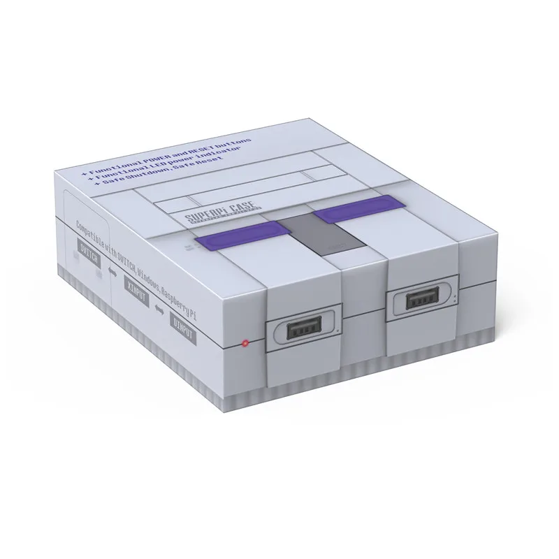 Retroflag Video Game Consoles Shell SUPERPi CASE-J/CASE-U Cartridge For Raspberry Pi 3B Plus (3B+)/3B Retro Console | Электроника