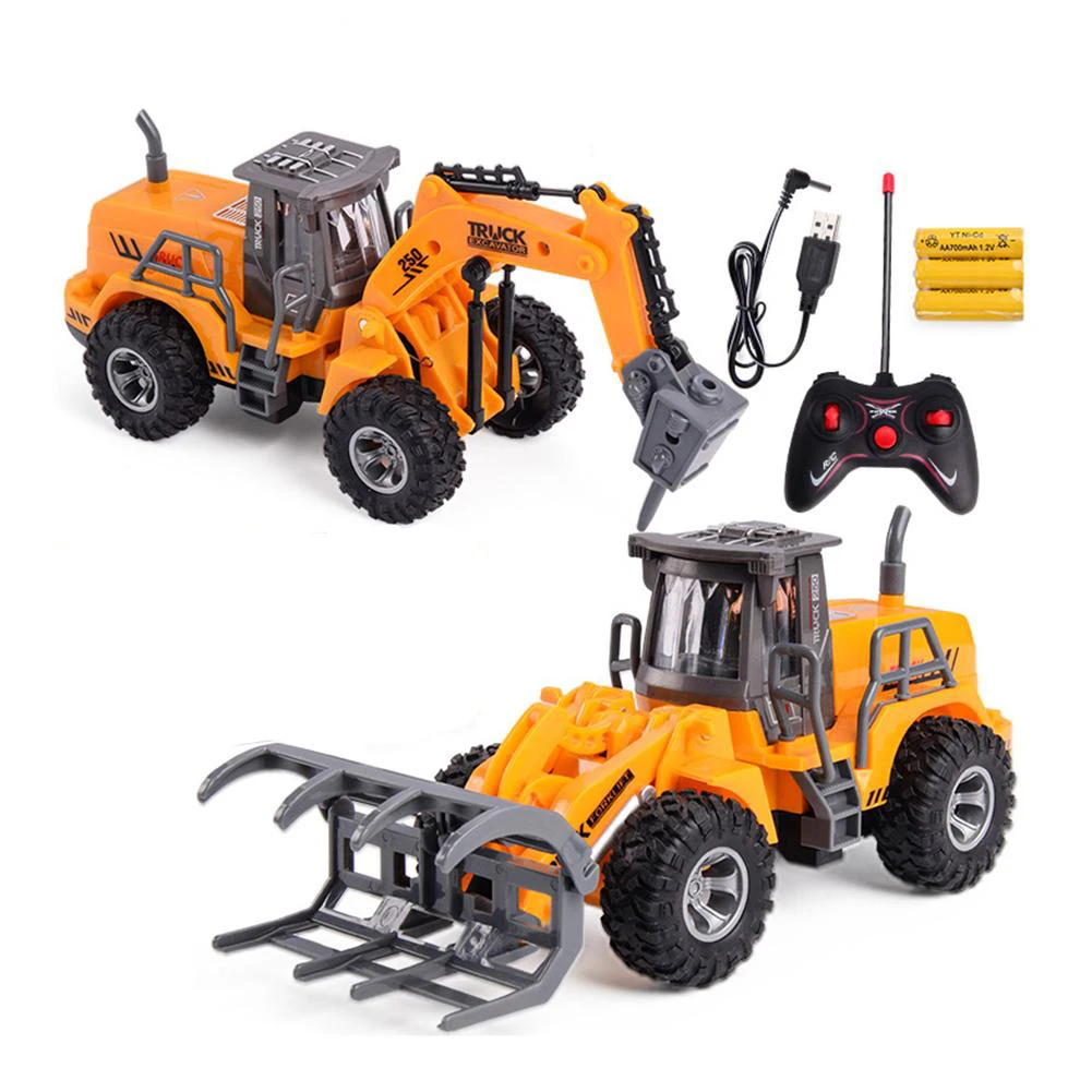 Новая игрушка RC Truck с дистанционным управлением буровая машина для детей кран бульдозер экскаватор на дистанционном управлении электрическая Строительная игрушка