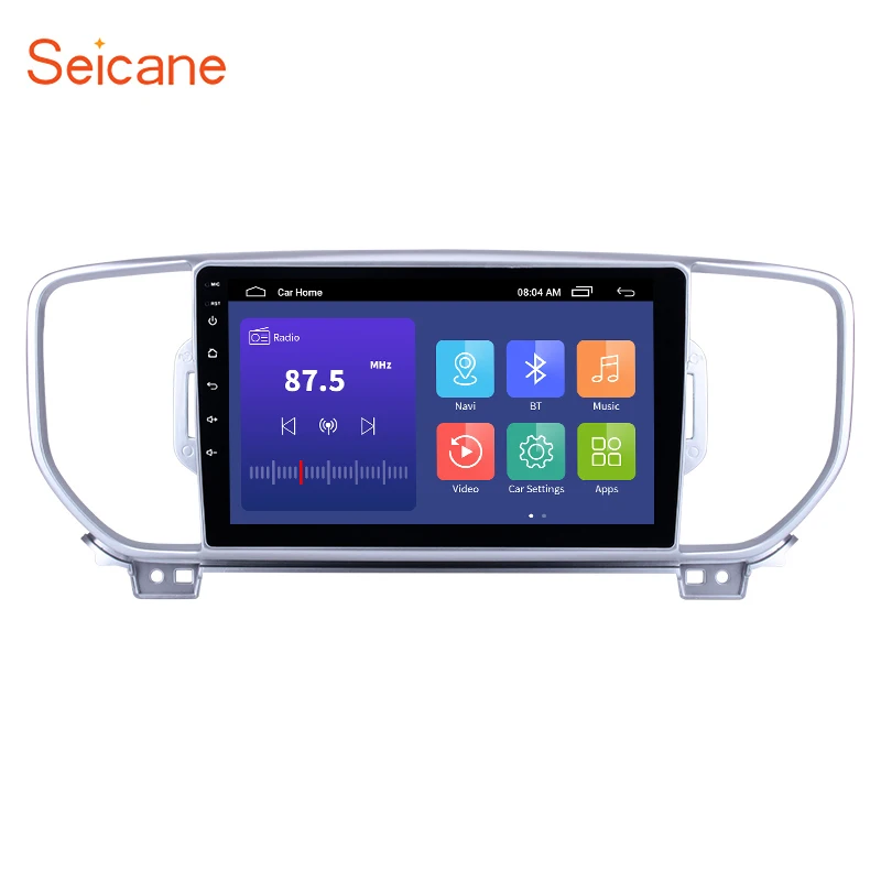 Автомагнитола Seicane 9 дюймов Android 1 для KIA KX5 Sportage 2016 2017 2018 2Din стерео GPS навигация