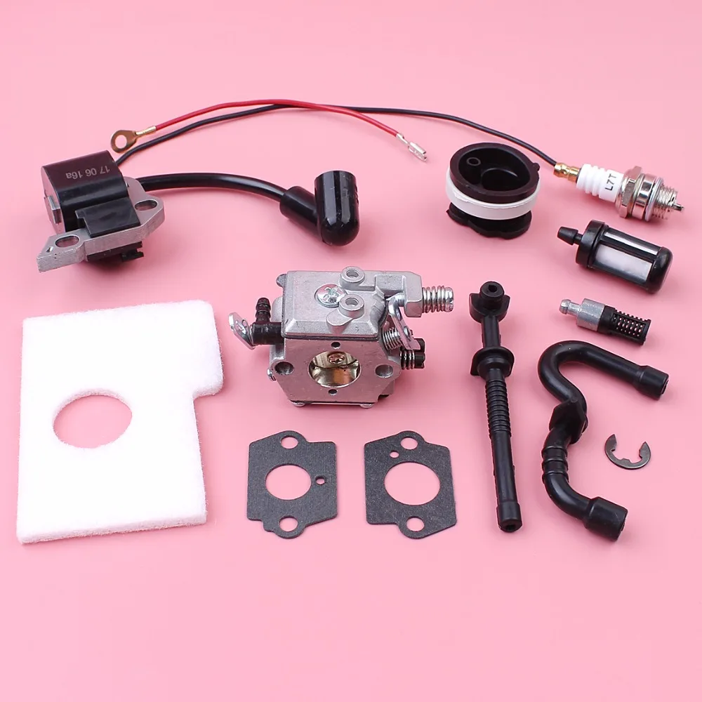 Carburetor Ignition Coil For Stihl MS180 MS170 018 017 Walbro Carb Oil Fuel Hose Air Filter Intake Manifold Chainsaw Spare Part |