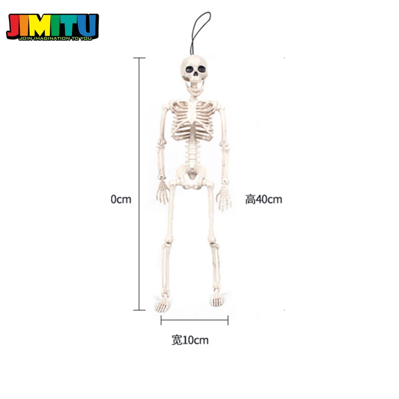 Funny Toy Halloween Skeleton Bride and Groom Plastic Lifelike Human Bones Skull Figurine for Decoration Horror | Игрушки и хобби