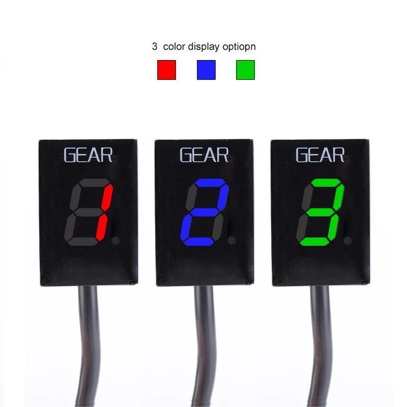 

400 Motorcycle For Ducati Monster 400 2001-2008 Monster 600 2001 Motorcycle LCD Electronics 1-6 Level Gear Indicator Digital