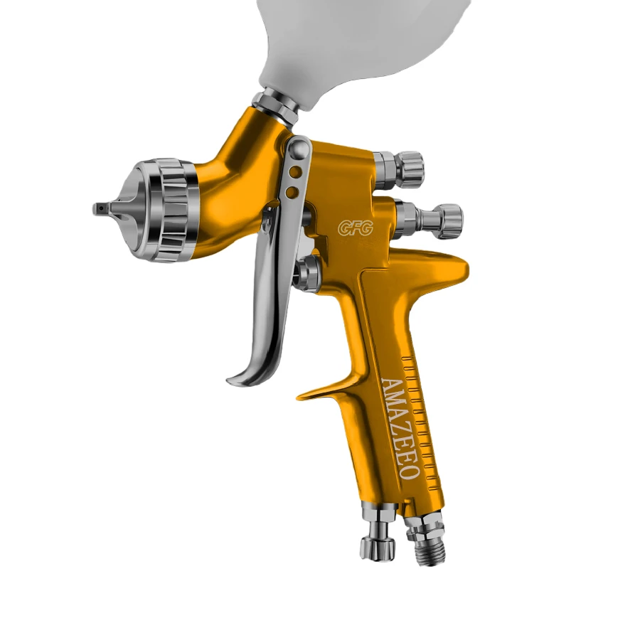 

Paint Spray Gun Golden Spray Gun 1.3mm Airbrush Paint HVLP Air Spray Gun Spray Paint Airbrush Gun Painting Tools Air Spray Gun