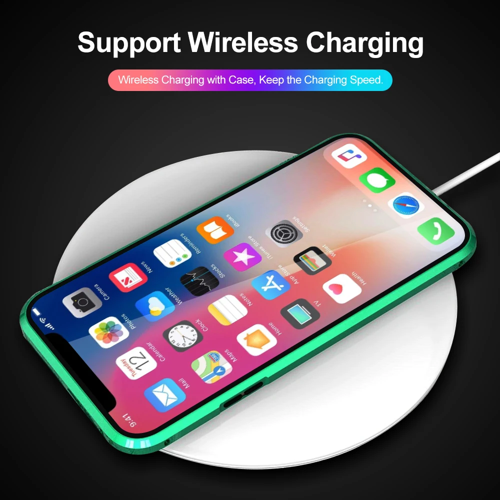 Магнитный металлический чехол Meeker для iPhone 6 S 7 8 Plus + Полное покрытие бампер из