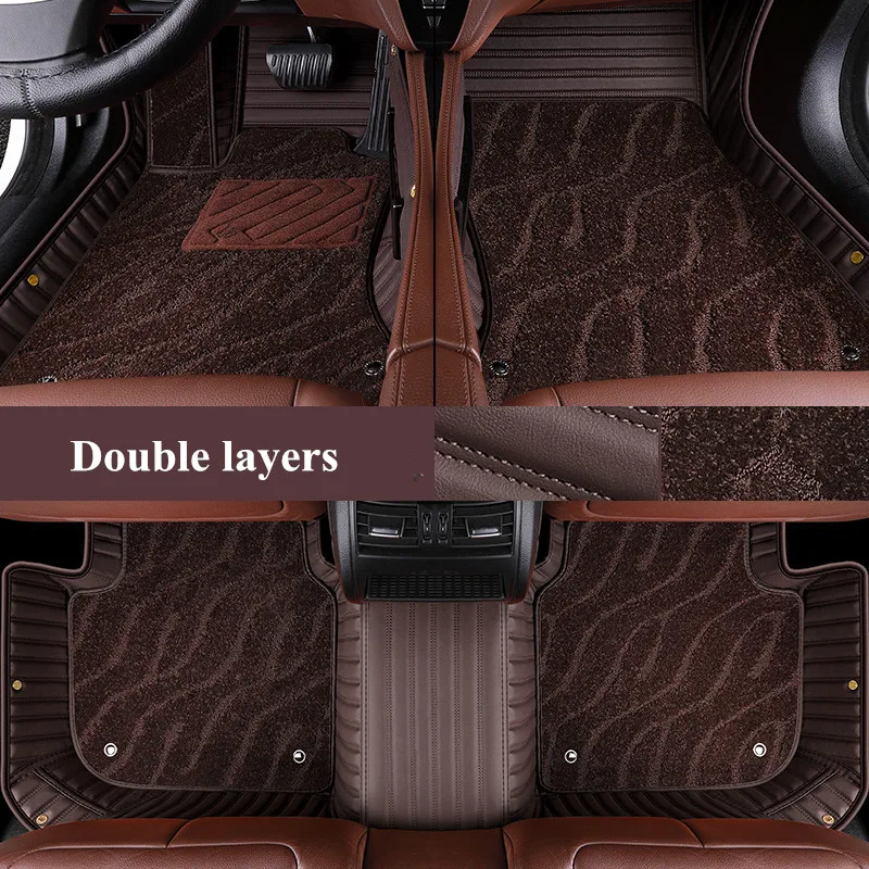 

High quality! Custom special car floor mats for BMW iX3 2021 electric durable waterproof double layers rugs carpets for iX3 2021