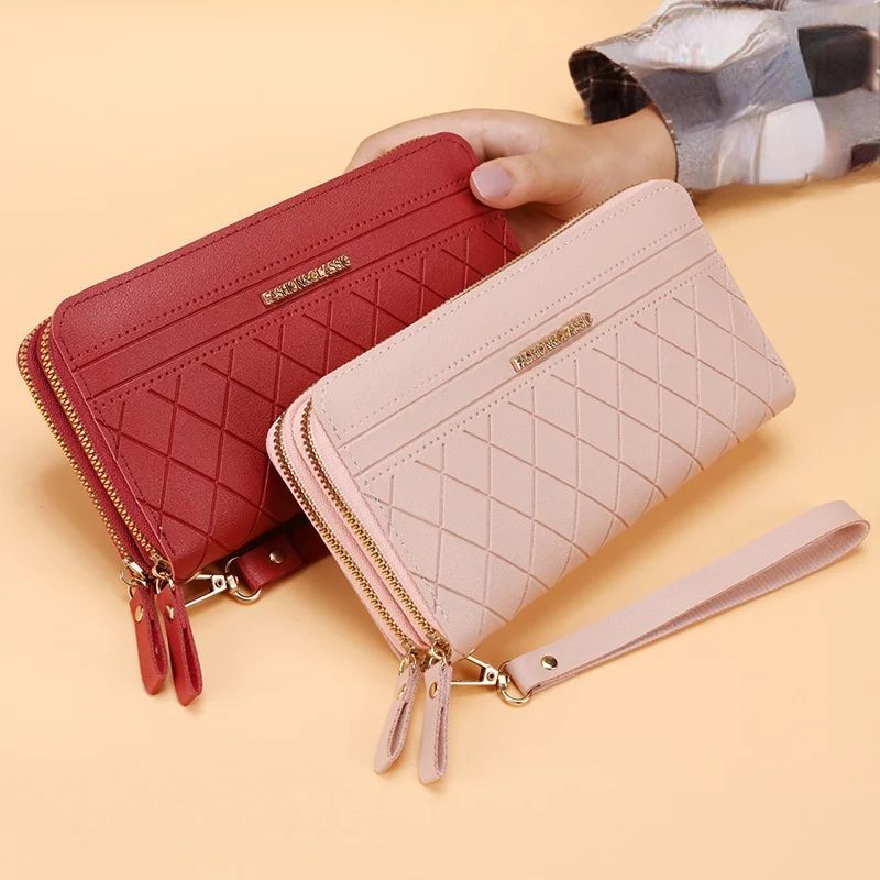 long womens wallet female purses tassel coin purse card holder wallets female pu leather clutch money bag pu leather wallet free global shipping