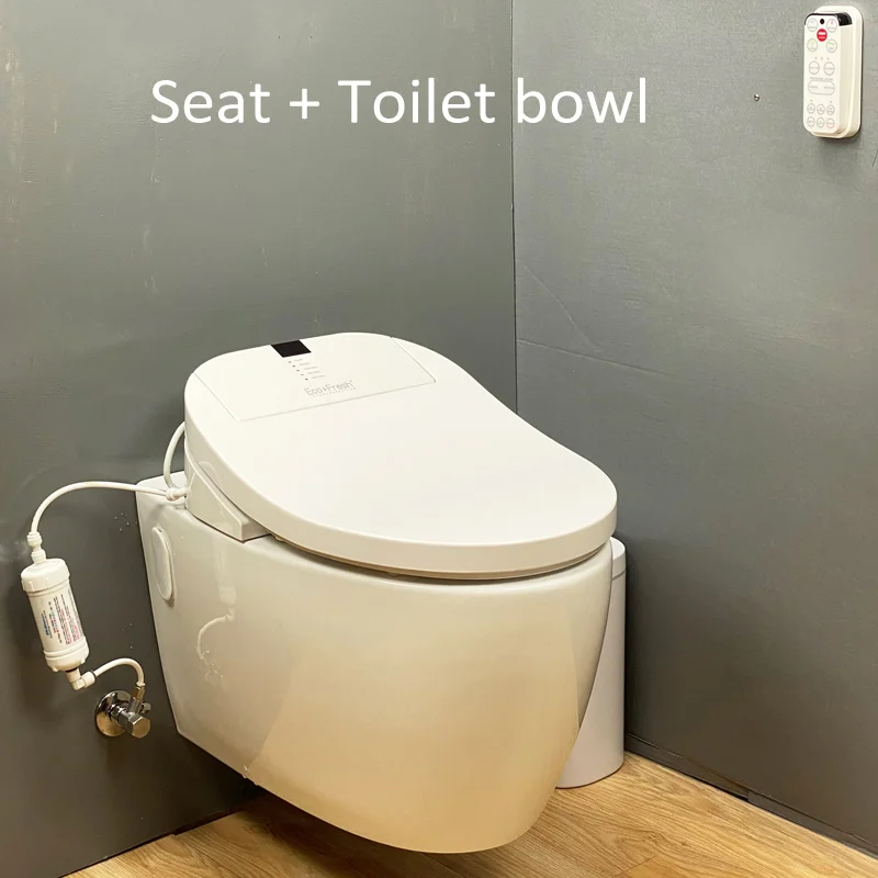 

EcoFresh WC toilet smart toilet seat cover electronic bidet cover clean dry seat heating wc intelligent toilet seat cover