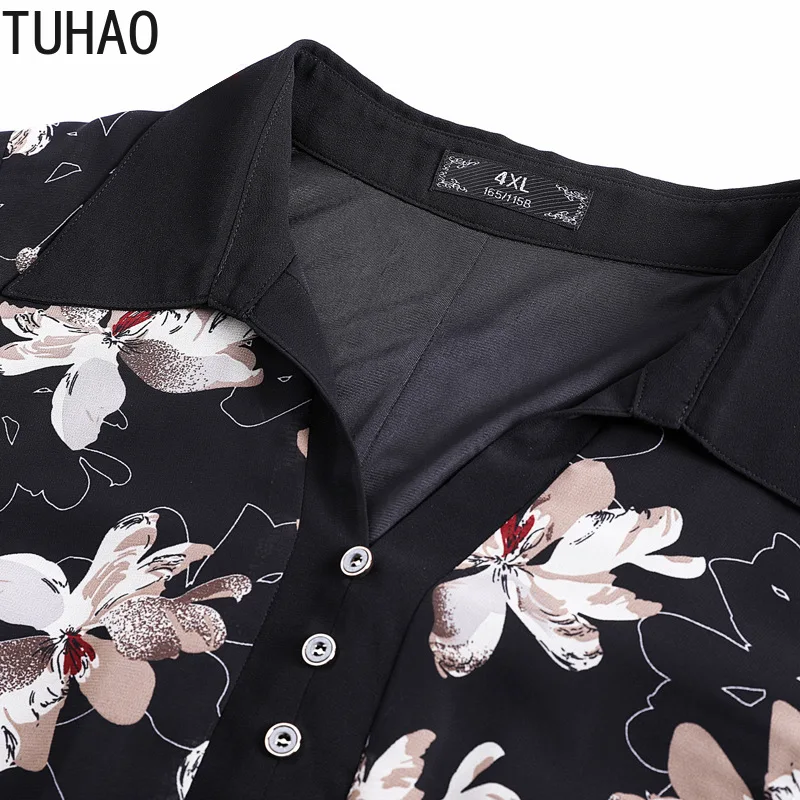 TUHAO повседневные летние женские топы шифоновые рубашки элегантные офисные