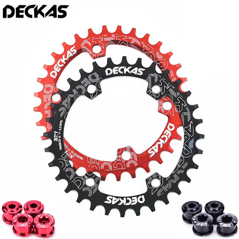 Deckas Звездочка 96BCD 32 T/34 T/36 T/38 T круглая овальная узкая широкая Звездочка MTB для шоссейного велосипеда запчасти для велосипеда