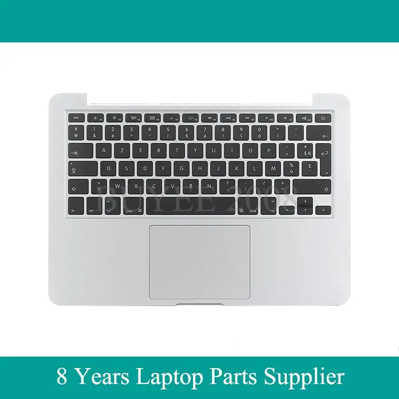 Подлинная Подставка для рук 13 3 дюйма A1502 Macbook Pro FR с французской клавиатурой