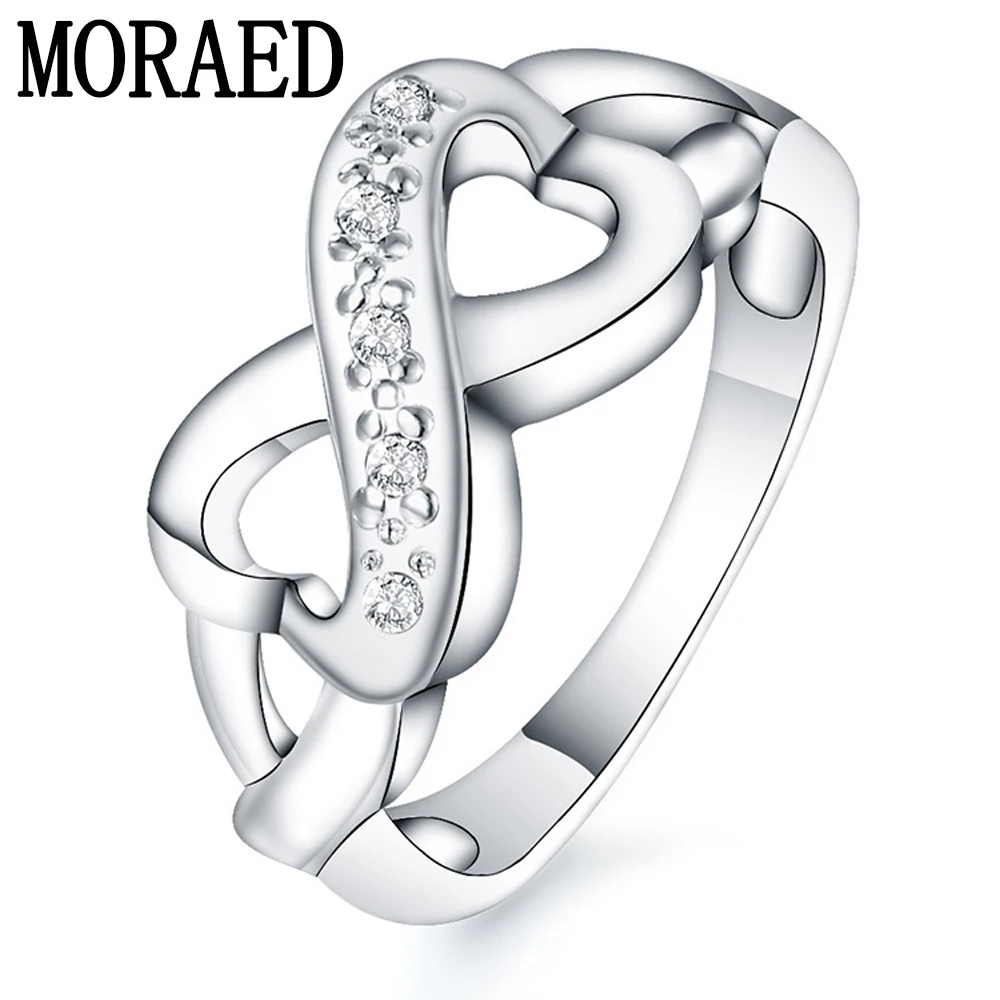 

Женское кольцо из серебра 925 пробы с фианитом AAA