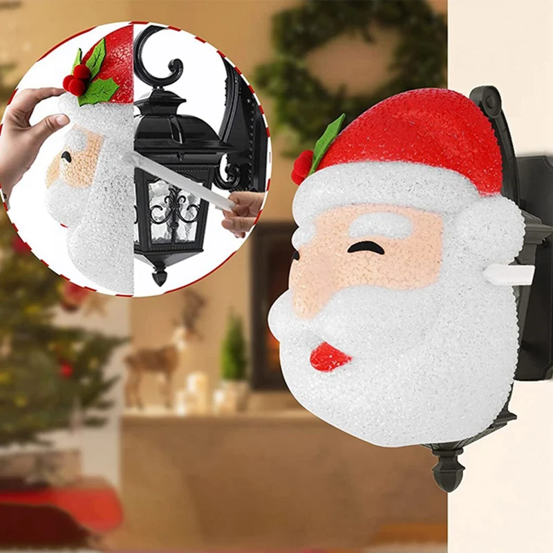

Christmas Old Man Penguin Lampshade Door Hanging Old Man Wall Lamp Hanging Street Lampshade Corridor Lampshades About 29*23cm
