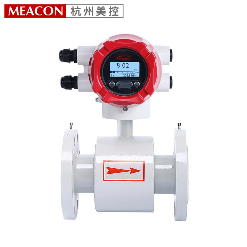 Умный электромагнитный расходомер отходов цемента шлама жидких сточных вод