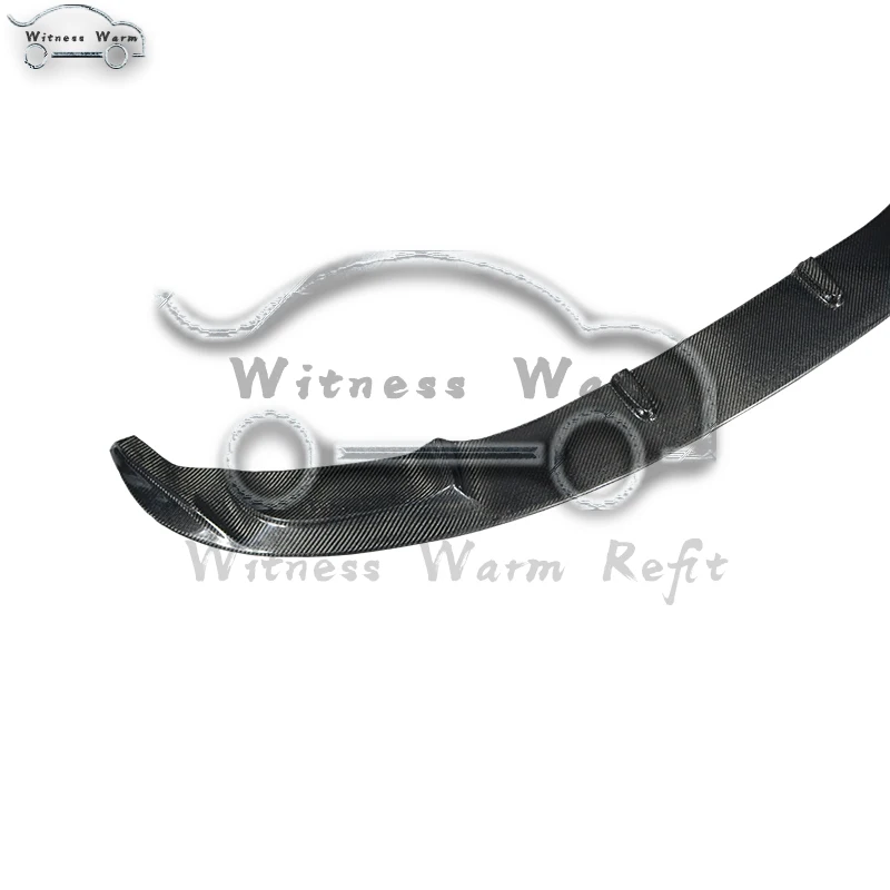 Автомобильный передний бампер из углеродного волокна спойлер губа