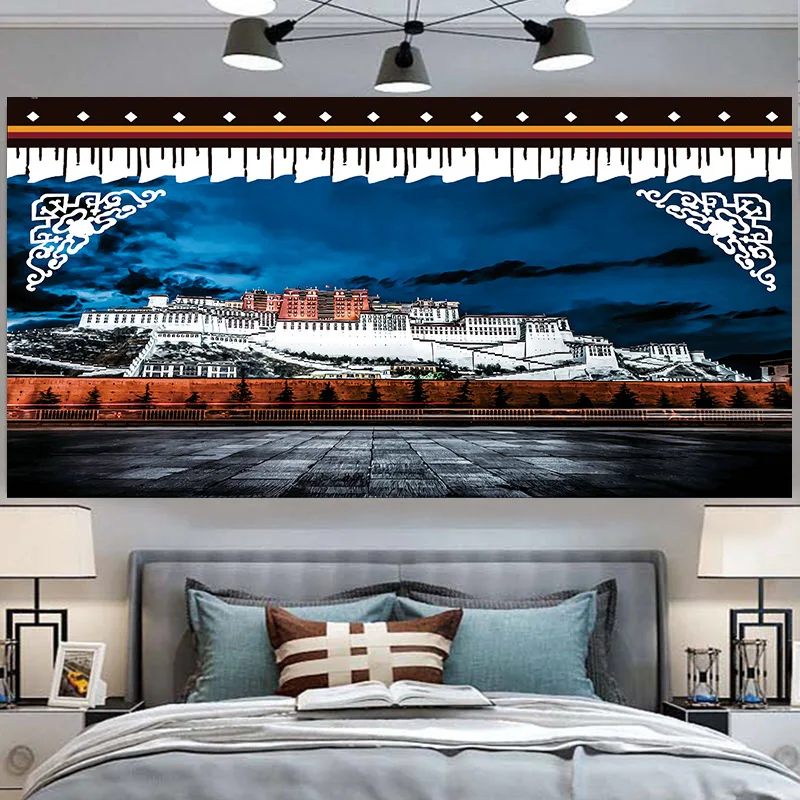 blue eye wall hanging tapestry new arrival home decor blanket polyester sheet | Дом и сад