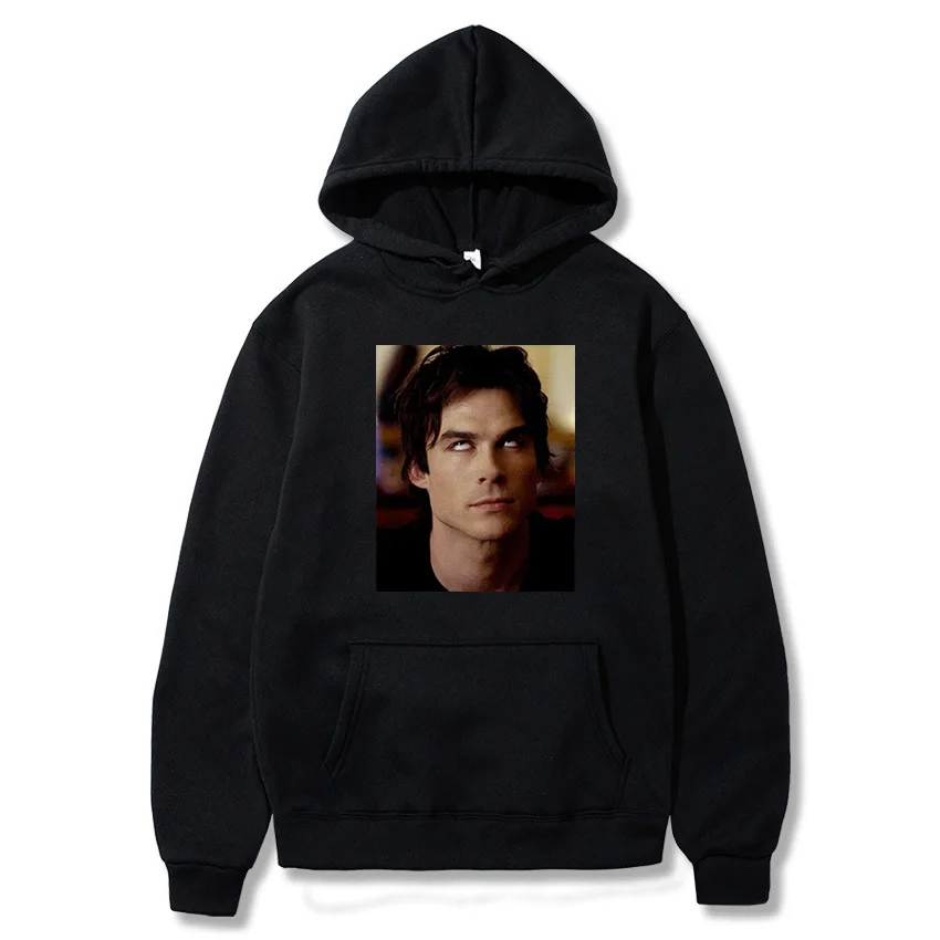

Trendy Popular TV The Vampire Diaries Hoodie Men Women Sweatshirts Teens Couple Cotton Pullover Tops Outwear Sportswear