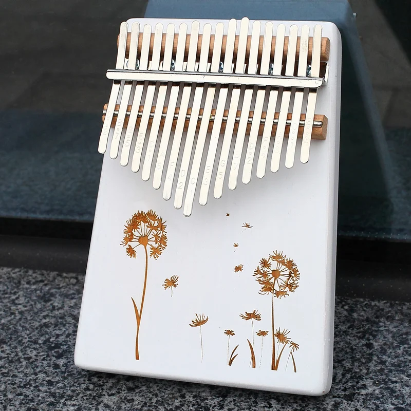 KERUS 17 teclas whit Kalimba pulgar фортепиано изготовленное на деревянной основе