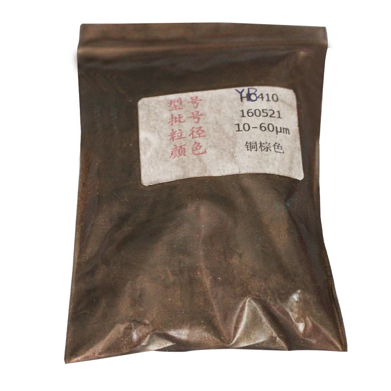 #410 жемчужный порошок медный коричневый слюдяной порошковый пигмент акриловая
