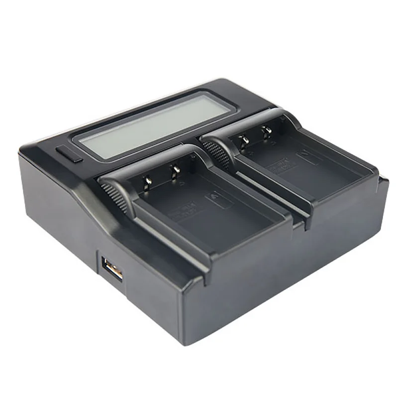 

NP-T125 BC-T125 NPT125 Dual LCD Display Charger Car Charger for Fujifilm GFX 50R GFX 50S GFX100 For Fujifilm Battery NP-T125