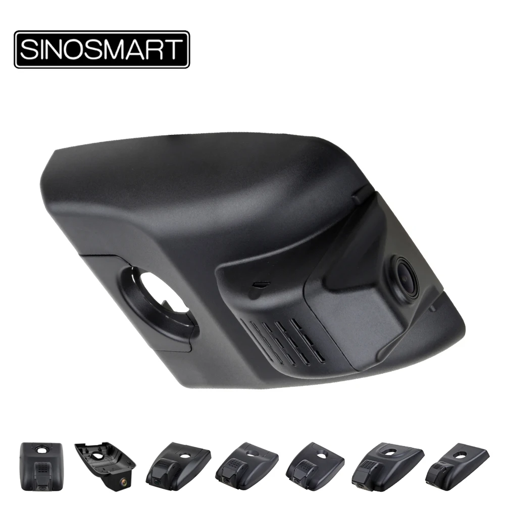 SINOSMART Novatek 1080P Special Car Wifi DVR for Toyota Vios Corolla RAV4 YARIS Camry C-HR Crown Highlander Avalon APP Control