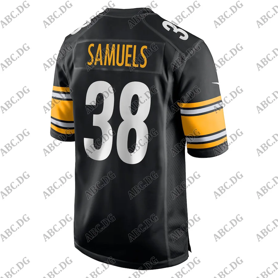 

Men Women Kid Youth Pittsburgh Jaylen Samuels Black Team Game Jersey