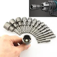 6mm 19mm 2021 hex socket sleeve nozzle nut driver drill bit adapter tool high quality household accessories tools 10pcsset