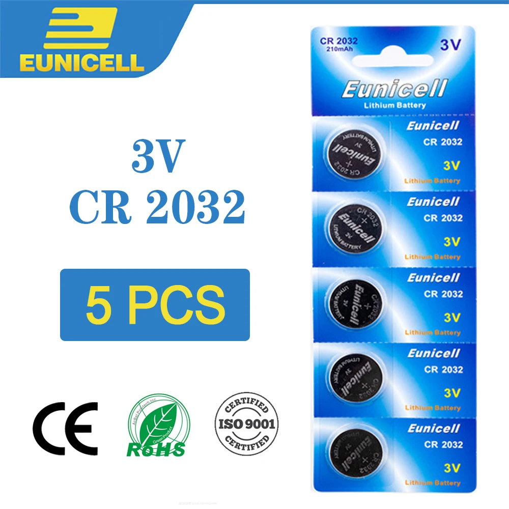 Батарейка для монет с литиевой батареей 5 шт. 3 в CR2032 BR2032 DL2032 ECR2032 5004LC L2032 часов