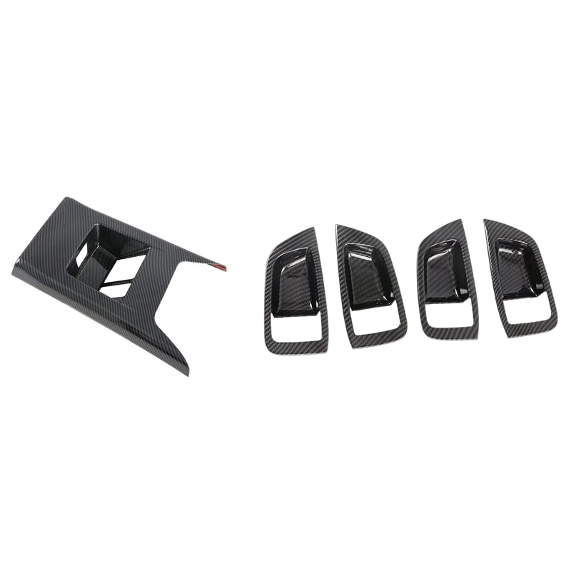 

Rear Armrest Box Seat Air Vent Outlet Trim With 4PCS Door Handle Bowl Cover Trim For Mitsubishi Shogun Sport 19-20