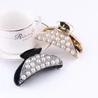 Женская заколка для волос, однотонная Заколка-краб для волос