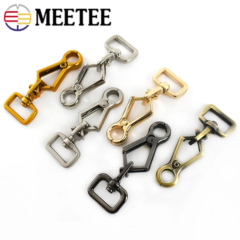 Meetee 2/4/10 шт. подвесная Пряжка для сумки застежки карабины Сделай Сам брелок