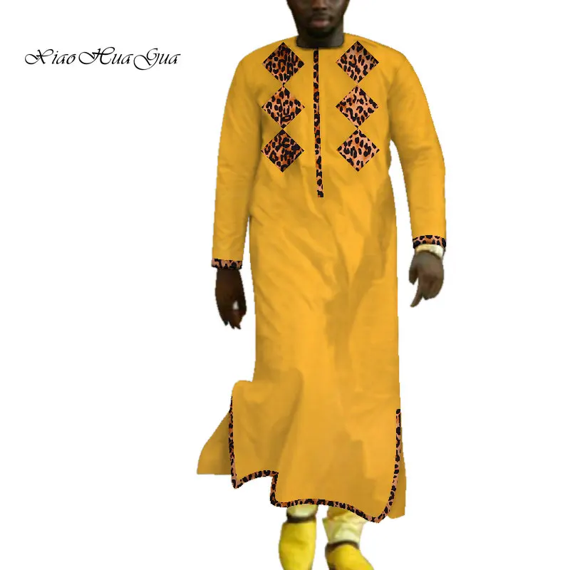 Мужская Африка длинный халат Дашики платье традиционная африканская одежда с