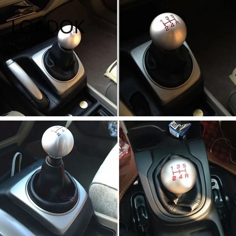 

Car 5 6 Speed Manual Transmission Gear Shift Knob for Honda Civic City CRV Ball M10 Thread Shifter Lever HandleGear Shift Knob