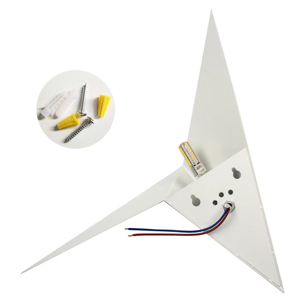 Креативный Железный художественный Специальный треугольный настенный