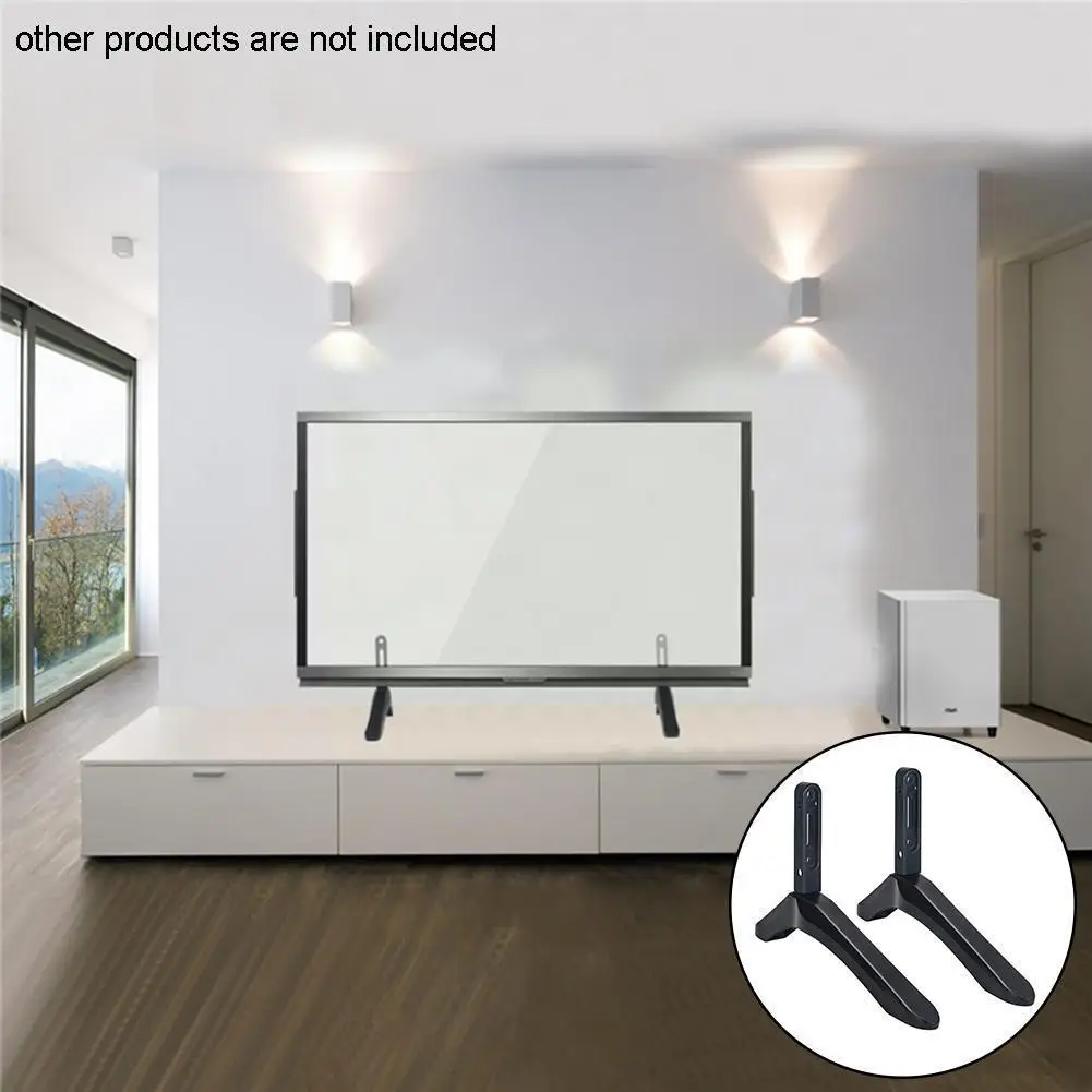 

Punch-free Tv Base Base Replacement Tv Stand With Screw Desktop Stand Tv Stand Base For Most Televisions Electric Tv Device S4r2