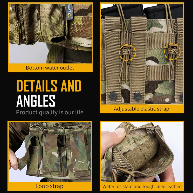 IDOGEAR тактическая сумка для магазина переноска магнитных материалов с тройным