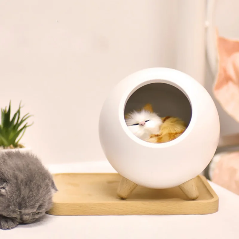 Ночник для домашнего животного с котенком прикроватный светильник USB-зарядкой