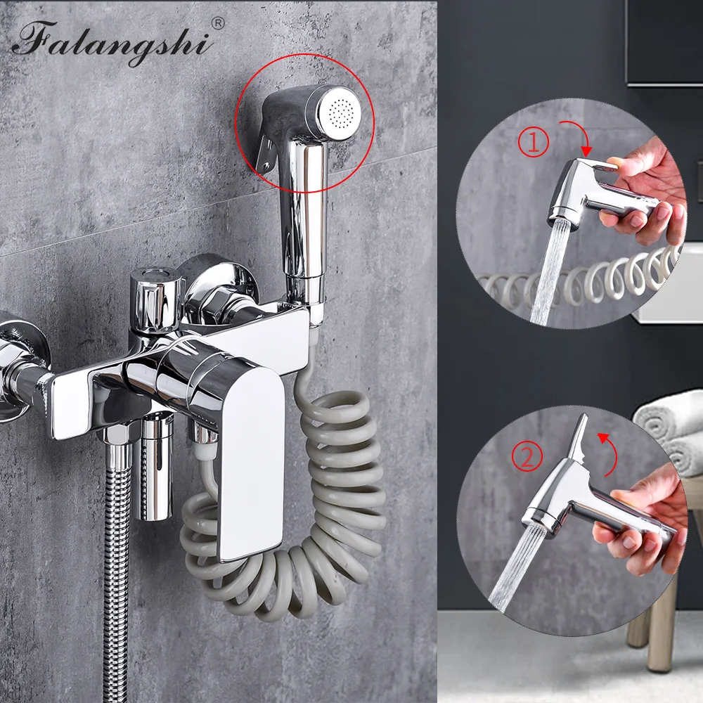 Хромированный смеситель для душа и ванны Настенный комплект тропического ванной