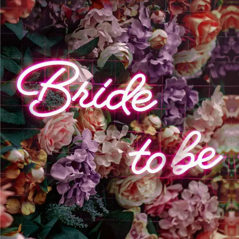 

Wedding Decor LED Neon Signs Bride to be Outdoor Wedding Party Shop Window Restaurant Light Decoration
